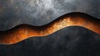 © Tetyana - Warm copper shines against a dark textured backdrop creating a striking visual