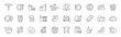 © Jocelyn_Flores - Food and drink outline icon set with editable stroke for culinary and dining themes