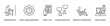 © Rose Icon - Work from home icon concept contain of workspace, time management, task list, communicate, remote working and freelance for web and illustration design.