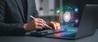 © MDzARTPRO - Digital marketing strategy development office workspace visual content professional environment close-up view technology integration for enhanced engagement and success