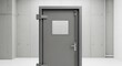 © NurulSitiGhani - Industrial metal security door with window