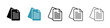 © Niani - Document vector icon logo or illustration