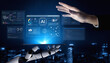 © InfiniteFlow - A generative AI assistant displays its own development environment. This platform shows the tools used for coding algorithms, training machine learning models, and analyzing complex data. Fermion