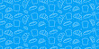 © Fauzi Stock - Bread with tiny flour specks pattern background. doodle bakery pattern background. bread seamless pattern background. bakery theme pattern.