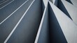© Sa - A close-up view of a modern architectural structure with geometric lines