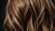 © siraphol - Soft brown hair strands slightly messy and irregular with natural shine and texture