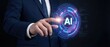 © NAPAARTMAX - Innovative ai interaction demonstration corporate office digital content professional environment close-up viewpoint technology advancement