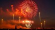 © Milda Adobe - Vibrant Fireworks Display at Night.