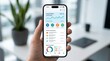 © Arun - Mobile app dashboard UI modern fintech interface