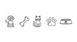 © Ryu - Dog Bone Cat Pet Paw Bowl.