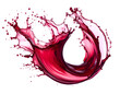 © Heri - Deep crimson liquid splashes, creating dynamic, artistic motion