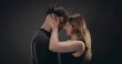 © 4kclips - Two people showing intimacy and tenderness with closed eyes