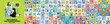 © alexdndz - Mega set of flat concepts. Contains such business and finance, software development, marketing, education, medicine, SEO, shopping, startup, social media and more. Bundle vector illustrations.