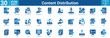 © Jackcuan - Content Distribution editable icon set vector illustration concept for business with icon of Content, Content Creator, Content Marketing, Content Marketing, Share, Broadcaster, Broadcaster, Socia.