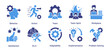 © Arjuna - This kaizen icon set represents teamwork,workplace culture,and behavior-driven improvement.Ideal for HR,collaboration,leadership,and organizational development projects.