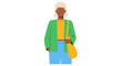 © Tresa - Illustration of a woman in casual clothing with a bag