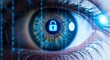 © @KaeDA - Eye with lock icon and digital code background