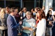 © Rawpixel.com - Diverse group networking outdoors photo