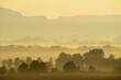 © Stefan Huwiler/imageBROKER - Morning fog atmosphere in Reuss Valley, Aristau, Canton of Aargau, Switzerland