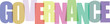 © Dipu Creative Studio - Multicolored governance word on isolated with vibrant letters