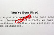 © alexskopje - Termination Letter Confirming Job Loss with Official Red Stamp