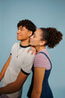 © BONNINSTUDIO/Stocksy - Affectionate couple sharing happy moment at studio
