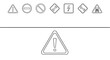 © Konco - Warning Sign With Exclamation Mark Symbol.