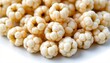 © MakeitEasy - The image features a close up of numerous white, round berries clustered together, with a few showing a slight yellowish tint at their centers