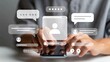 © Ganesha88 - User engaging with ai chatbot on smartphone modern digital environment interactive communication