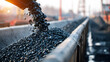 © Olena - Industrial conveyor belt transporting coal in mining facility