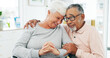 © peopleimages.com - Happy, hug and senior couple in hospital office with good news on treatment plan at checkup. Smile, healthcare consultation and elderly man with woman for positive results together in clinic.