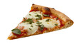 © Michal - Crispy crust Margherita pizza slice with melted cheese and basil