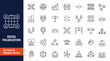 © ARIF MIFTAHUL ANWAR - Social polarization icon set. Outline icon with Editable stroke. Vector illustration