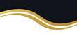 © Moh - Abstract banner gold web banner waves vector in gold colors. Abstract swoosh texture. 10eps. vector illustration