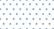 © Sahinur  - Seamless blue vector pattern with round water drops in a vintage polka dot design featuring pastel circles on a retro fabric texture wallpaper backdrop