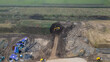 © iSky Media - Construction Site Aerial View at Taylor Wimpey in Ripon, UK.