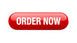 © Mamer - Order Now Button - A Red Glossy Oval Button with White Text 'ORDER NOW' Isolated on a White Background, Perfect for E-commerce and Promotional Use