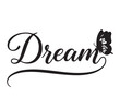 © muqaddas - Dream in beautiful calligraphy with a delicate butterfly adding a touch of elegance and whimsy to the word and inspiring positive aspirations