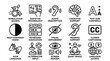 © Irtiko - Collection of vector icons for digital accessibility and inclusive design
