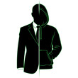 © Kasino - Dual Identity: Suit vs Hoodie, Corporate Persona vs Hacker Anonymity