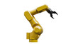 © Aino - Yellow Industrial Robotic Arm with Gripper Claw