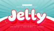 © starlineart - 3d style jelly text effect vector editable word