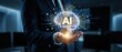 © SUPERARTMAN - Innovative ai technology demonstration business environment digital content modern office close-up view future concepts in artificial intelligence