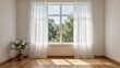 © tuartvn - Sunlight Streaming Through Window Into Empty Minimalist Room