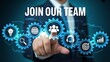 © Johura - Business recruitment concept, team collaboration, join our team, human resources icons