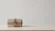 © AlignedArt - Locked package tied with rope representing debt burden financial blockage and restricted economic freedom