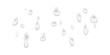 © UniQ Gallery - Realistic water drops in various shapes, and sizes on a transparent background, perfect for overlays.