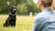 © Fahroni - Canine behavior expert demonstrating advanced dog training methods to address behavioral issues, improve obedience, and relationship between dog and handler. Structured exercises and reinforcement.