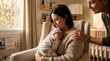 © Bernardo - Postpartum Doula Providing Emotional Support to New Mother