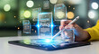 © Morjina  - Digital document management and policy creation with a stylus on a tablet